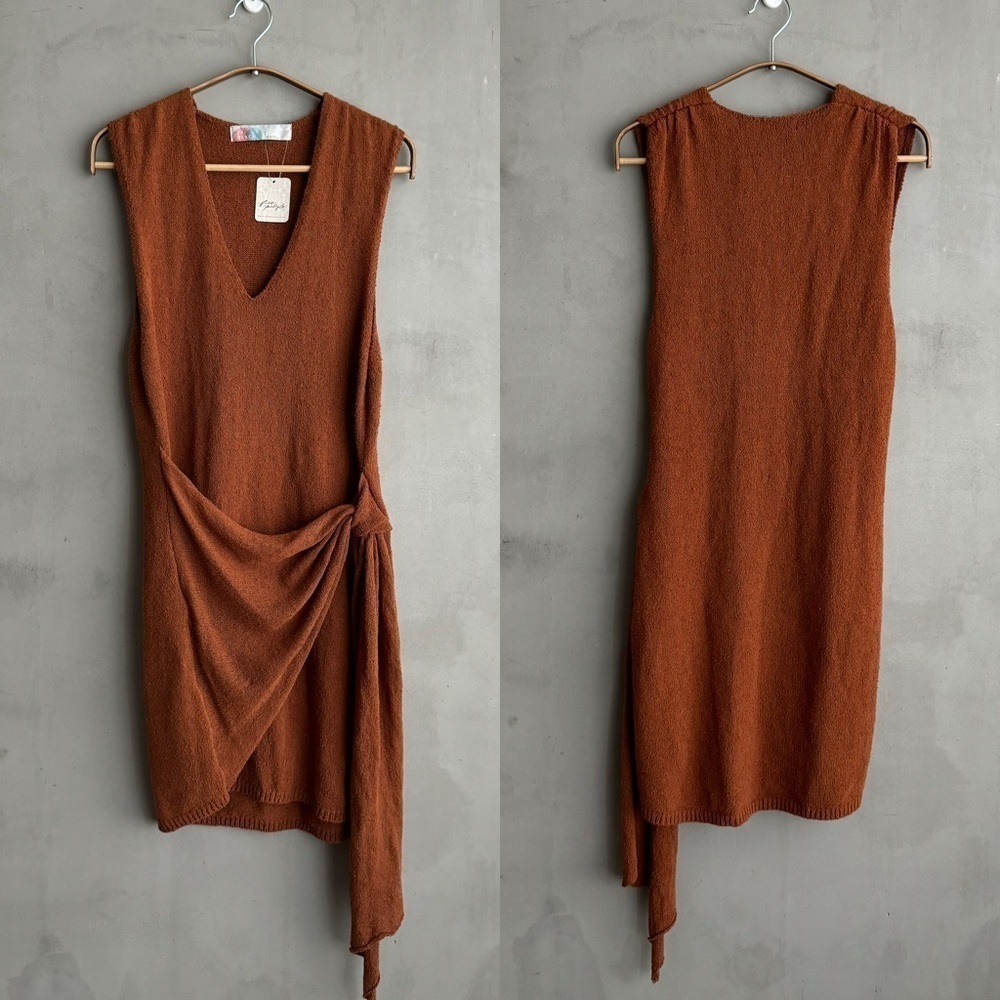 FREE PEOPLE FP Beach Poppy Sweater Mini Dress - Picture 2 of 10
